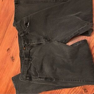 Rustler Men’s Black Straight-Leg Jeans | Size 32x32 | 100% Cotton